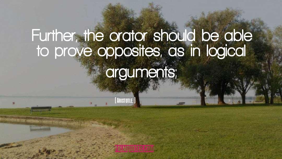 Logical Arguments quotes by Aristotle.