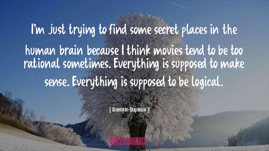 Logical Thinking quotes by Quentin Dupieux