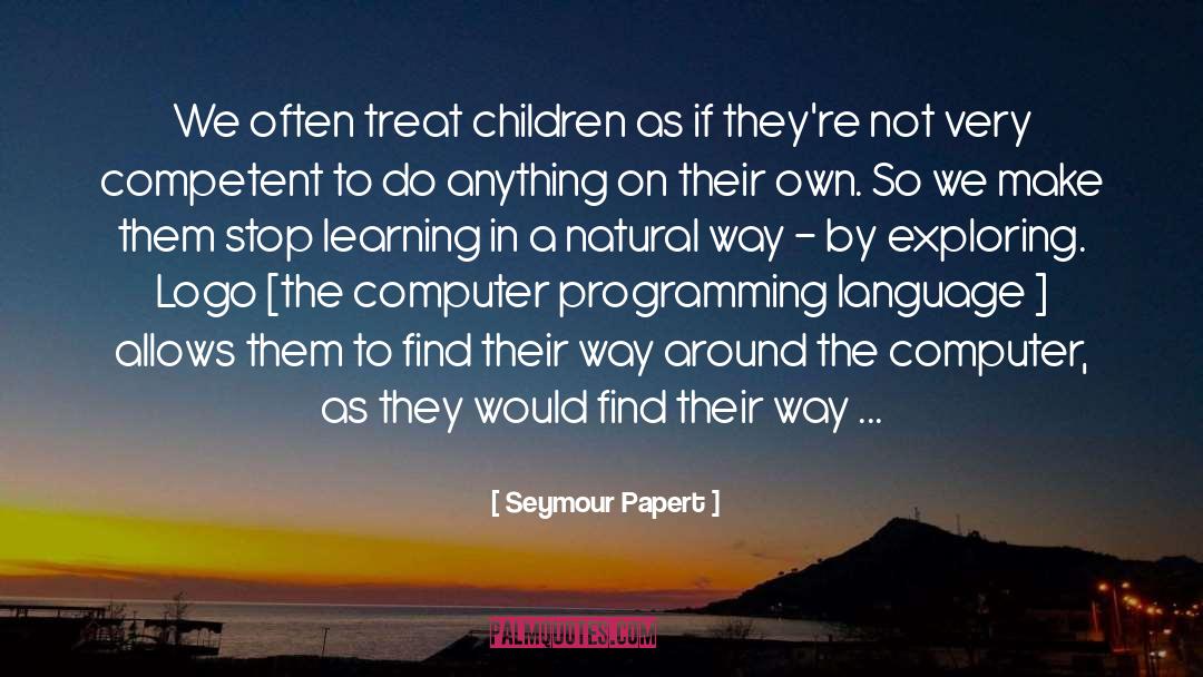 Logos quotes by Seymour Papert