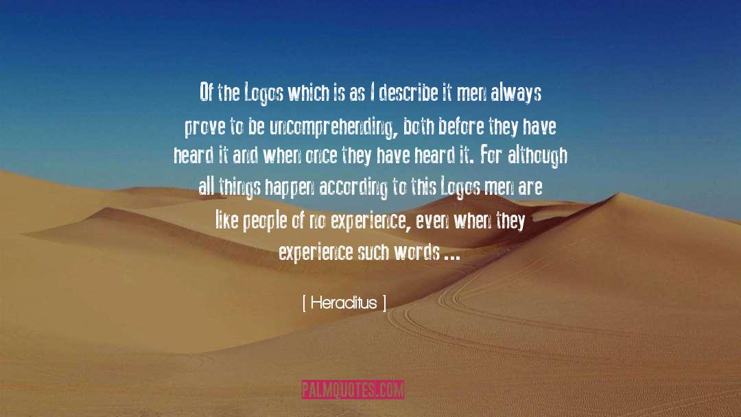 Logos quotes by Heraclitus