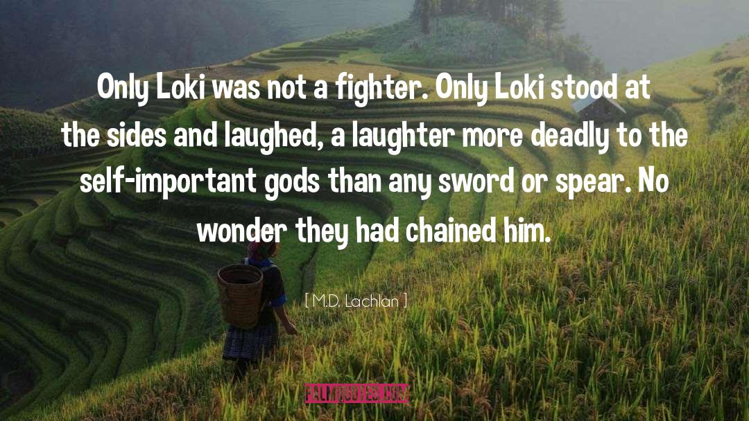 Loki quotes by M.D. Lachlan