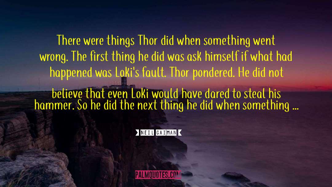 Loki quotes by Neil Gaiman