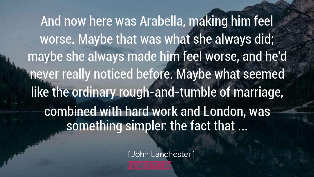 London Atmosphere quotes by John Lanchester