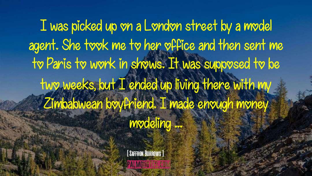 London French Greenwich quotes by Saffron Burrows