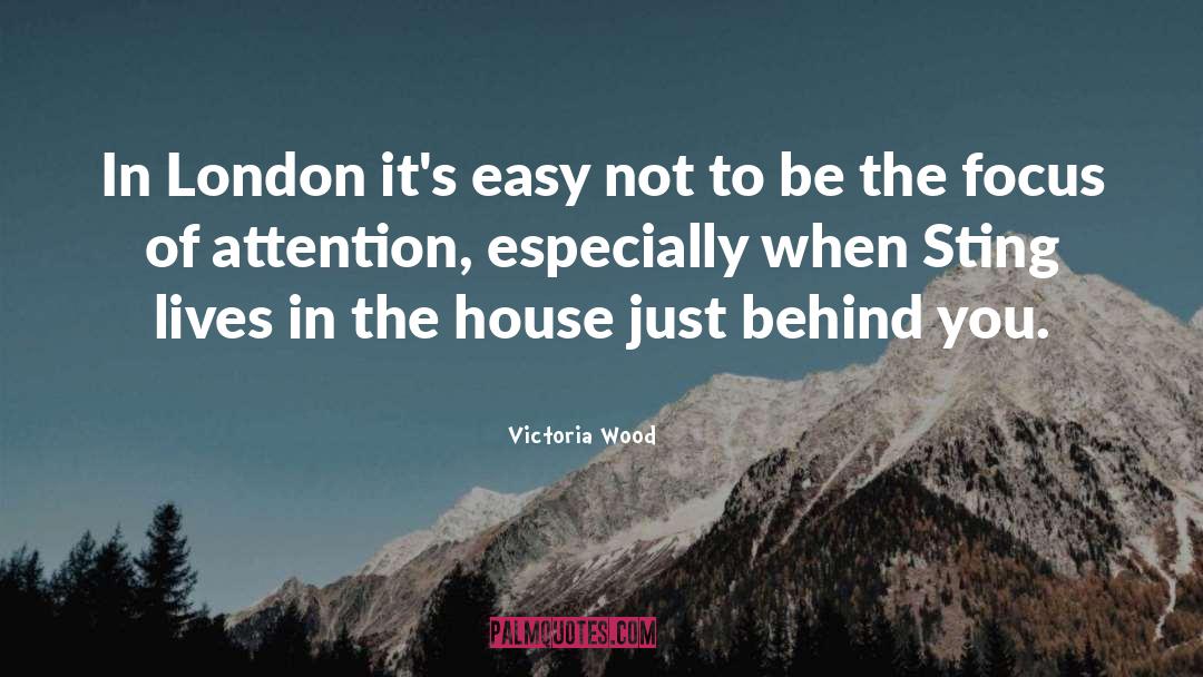 London Gardens quotes by Victoria Wood
