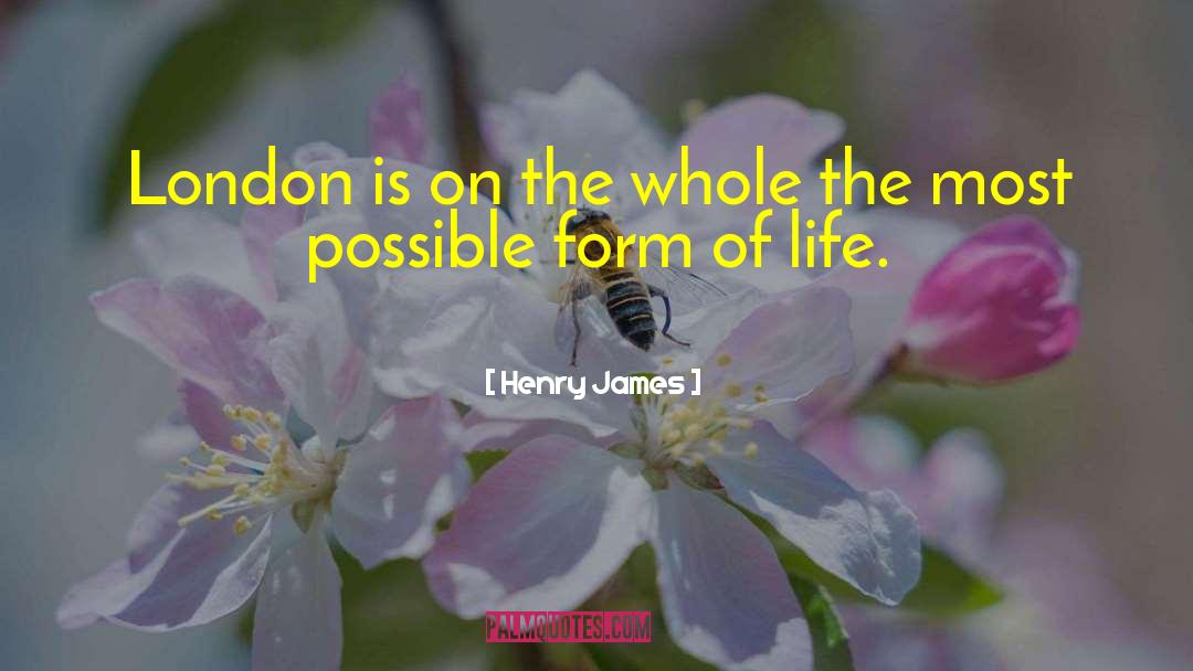 London Metropolis quotes by Henry James