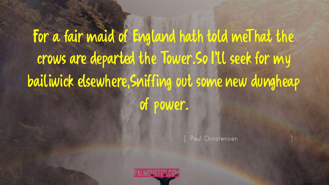 London Poetry Society quotes by Paul Christensen