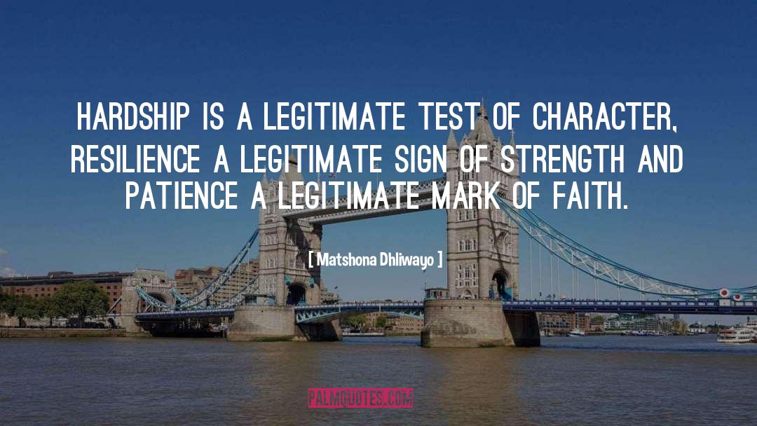 London Strength Resilience quotes by Matshona Dhliwayo