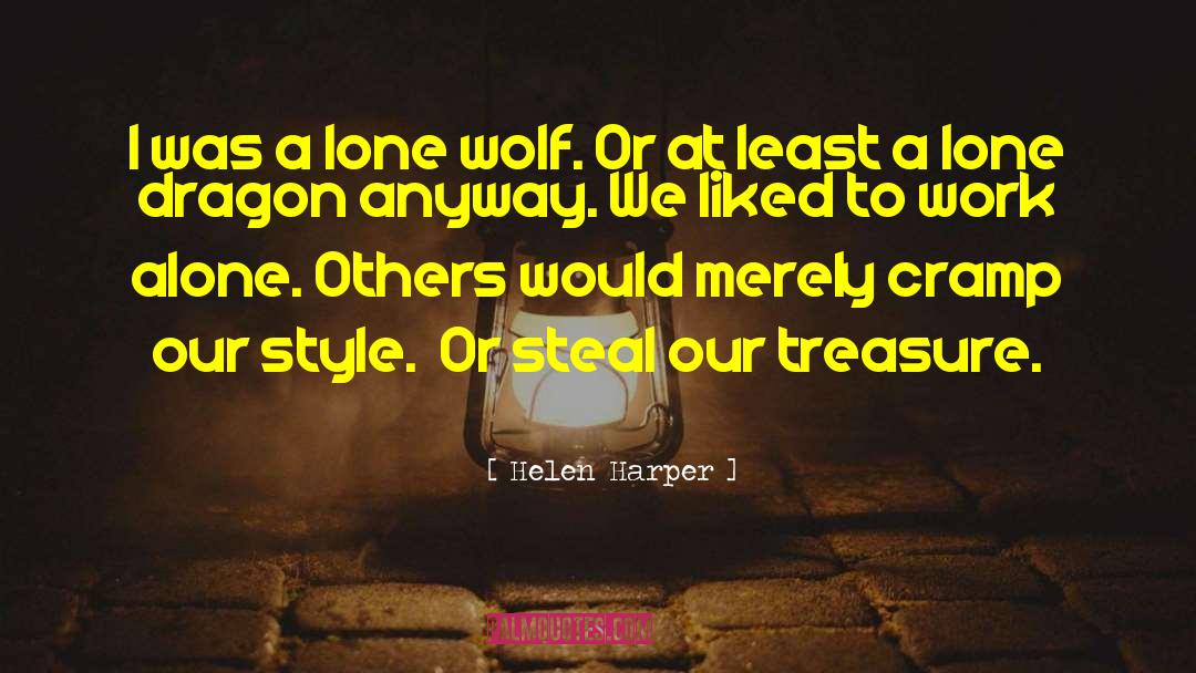 Lone Wolf Biker quotes by Helen Harper