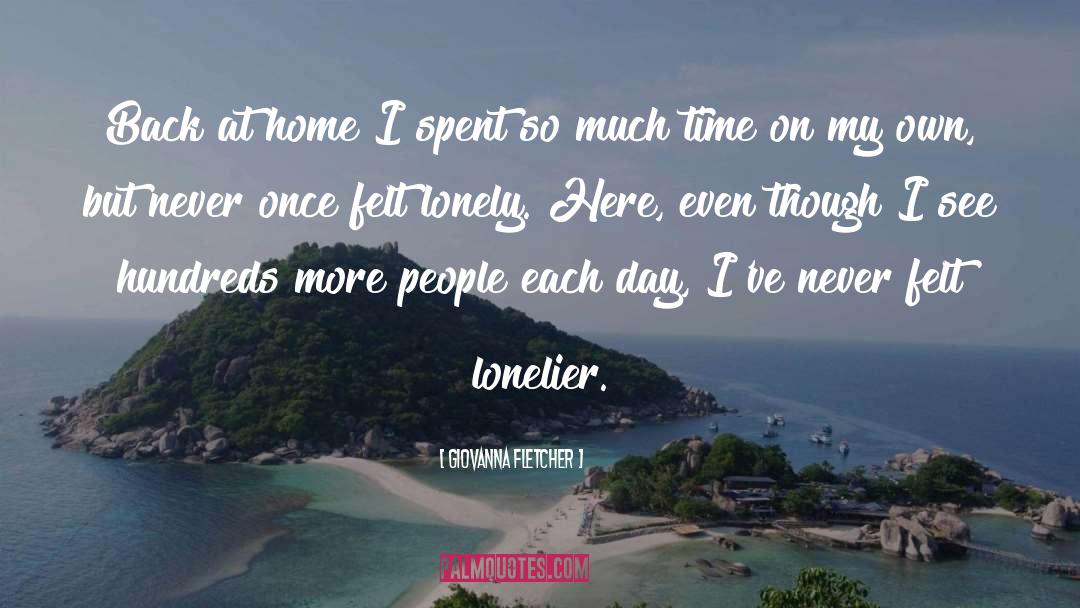 Lonelier quotes by Giovanna Fletcher