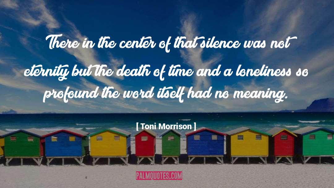 Loneliness Death Breathe quotes by Toni Morrison