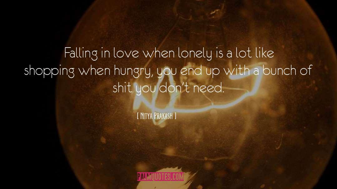 Lonely Love quotes by Nitya Prakash