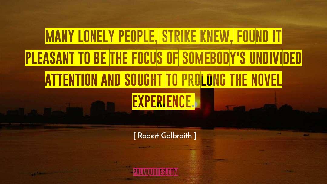 Lonely People quotes by Robert Galbraith