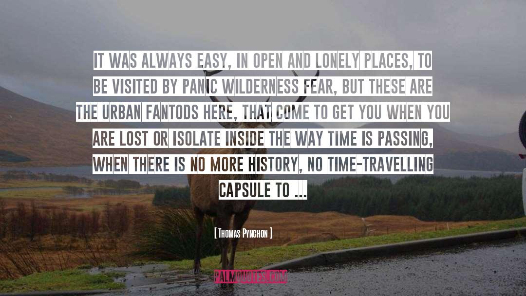 Lonely Places quotes by Thomas Pynchon