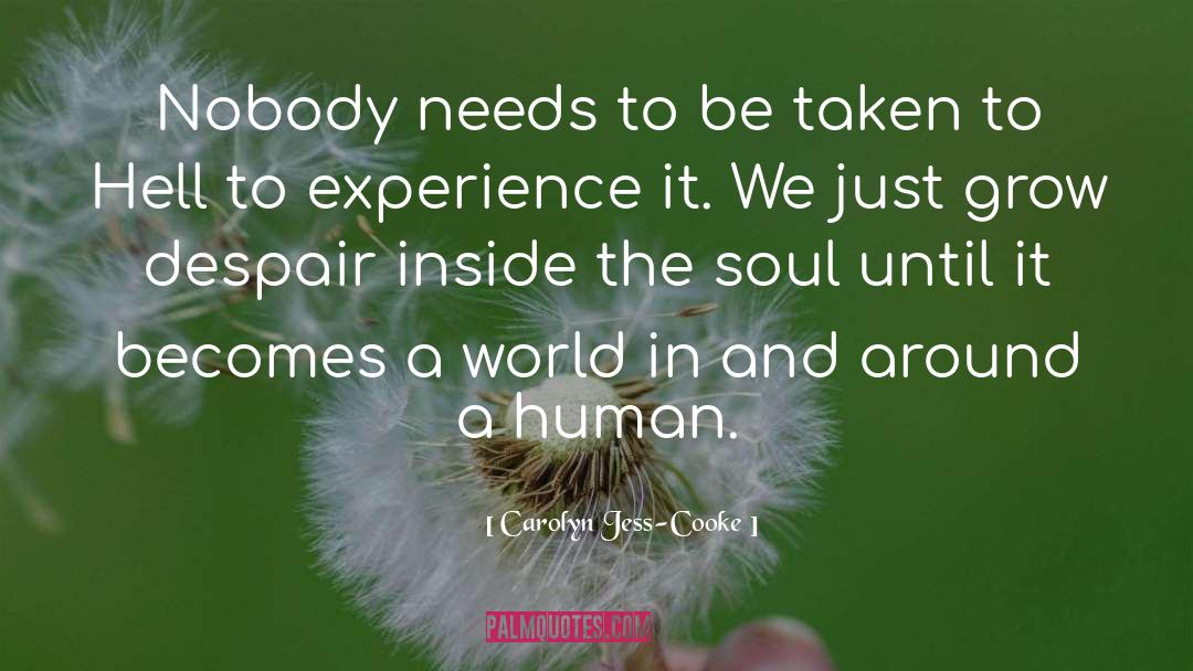 Lonely World quotes by Carolyn Jess-Cooke