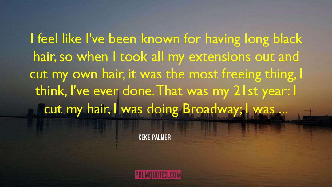 Long Black Hair quotes by Keke Palmer
