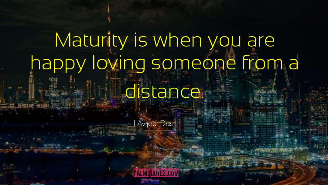 Long Distance Love quotes by Avijeet Das