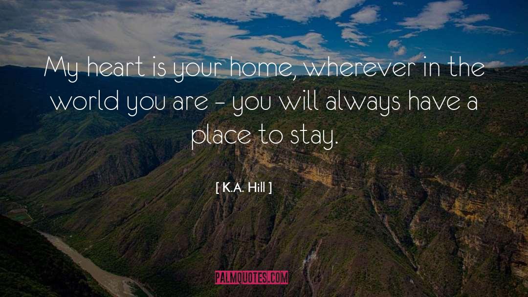 Long Distance quotes by K.A. Hill