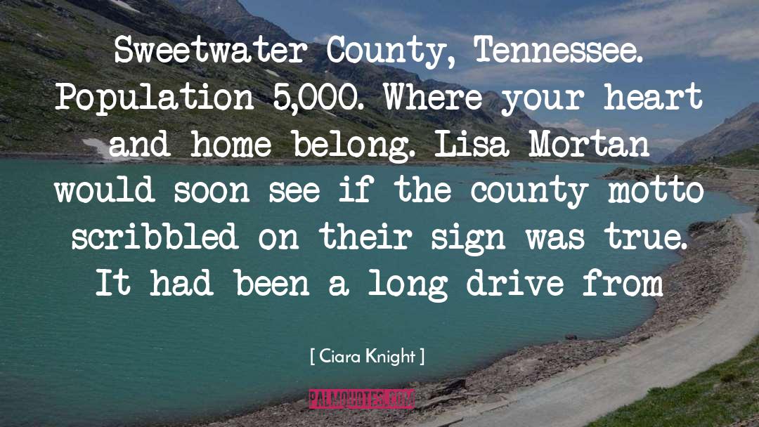 Long Drive quotes by Ciara Knight