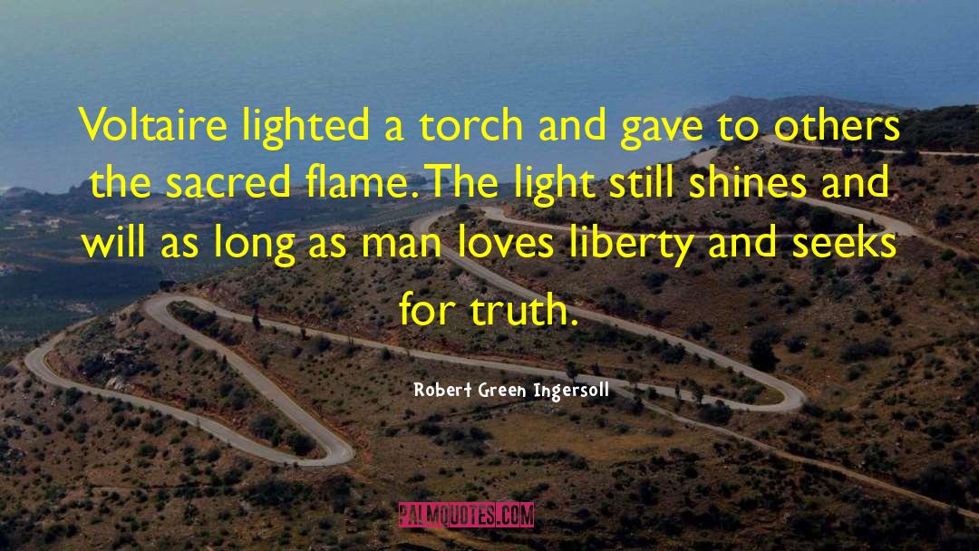Long Fiction quotes by Robert Green Ingersoll