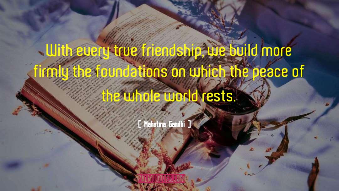 Long Friendship quotes by Mahatma Gandhi