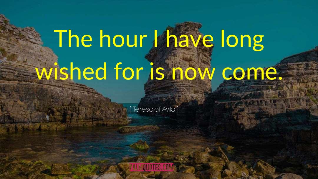 Long Hours quotes by Teresa Of Avila