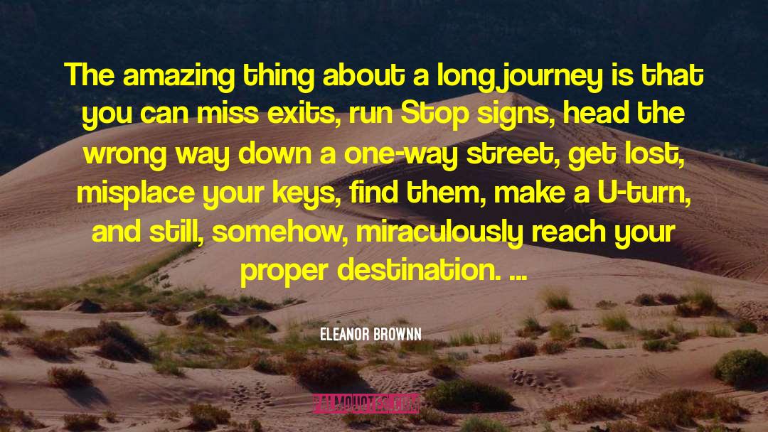 Long Journey quotes by Eleanor Brownn