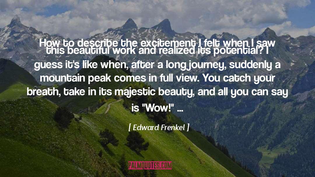 Long Journey quotes by Edward Frenkel