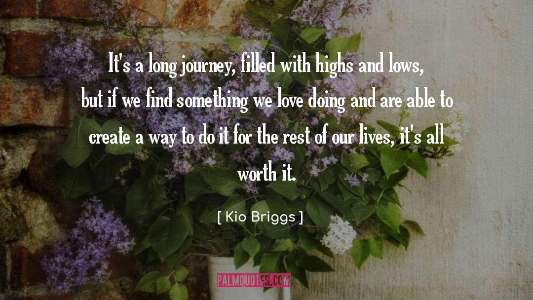 Long Journey quotes by Kio Briggs