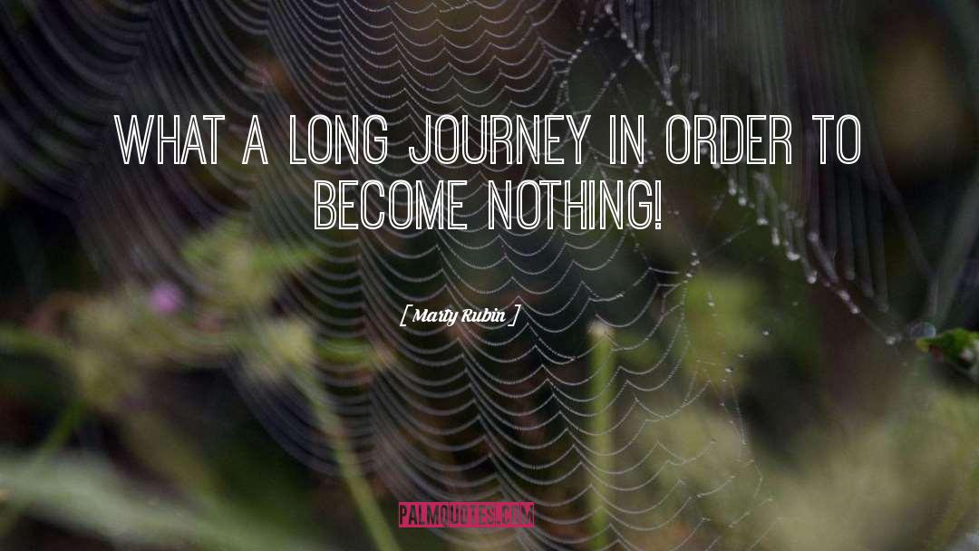 Long Journey quotes by Marty Rubin