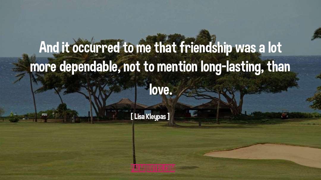 Long Lasting Relationship quotes by Lisa Kleypas