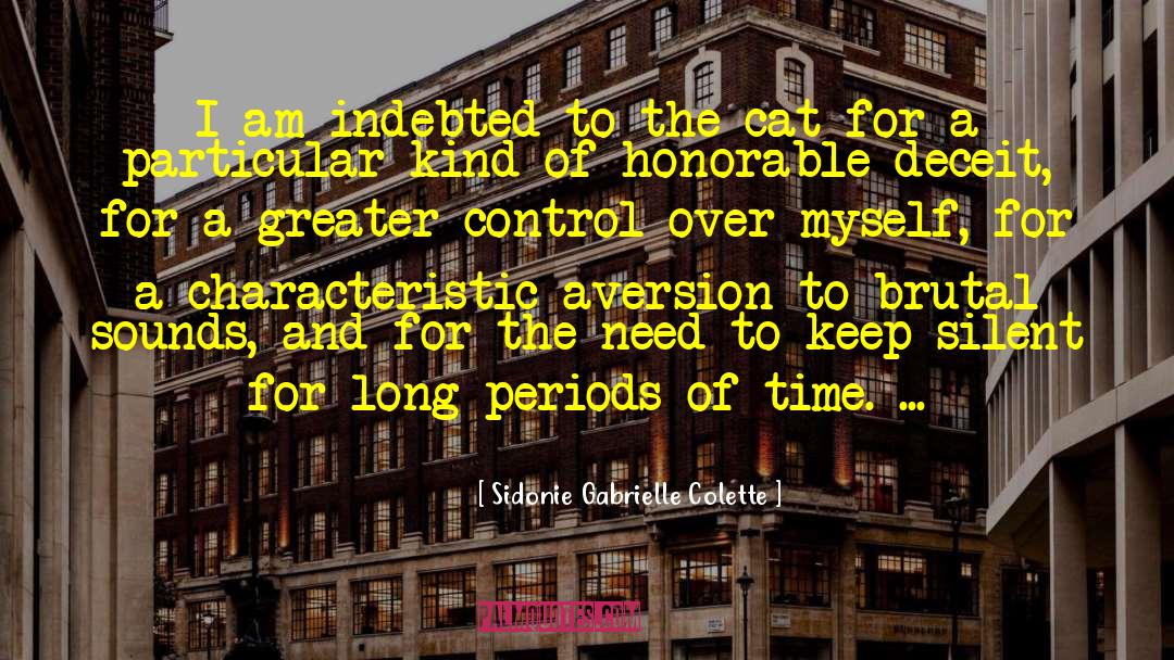 Long Periods Of Time quotes by Sidonie Gabrielle Colette