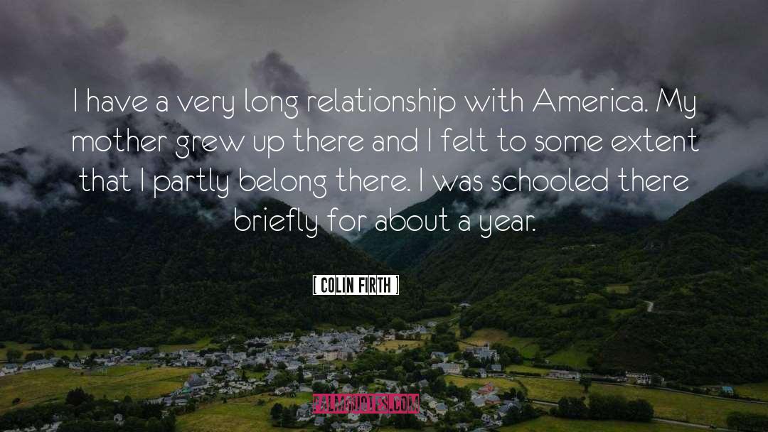 Long Relationship quotes by Colin Firth