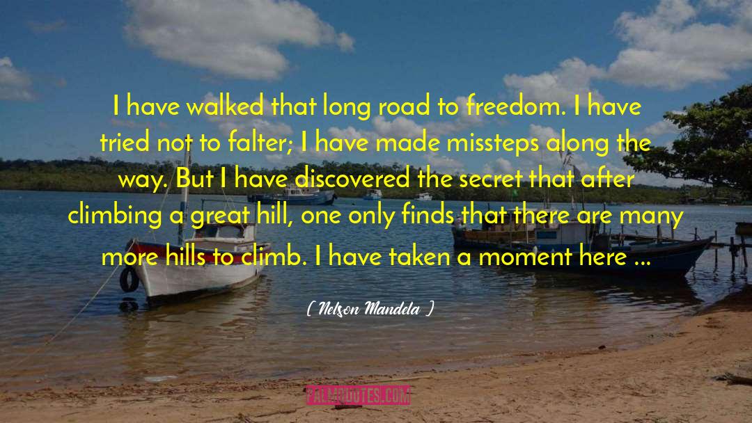Long Road quotes by Nelson Mandela