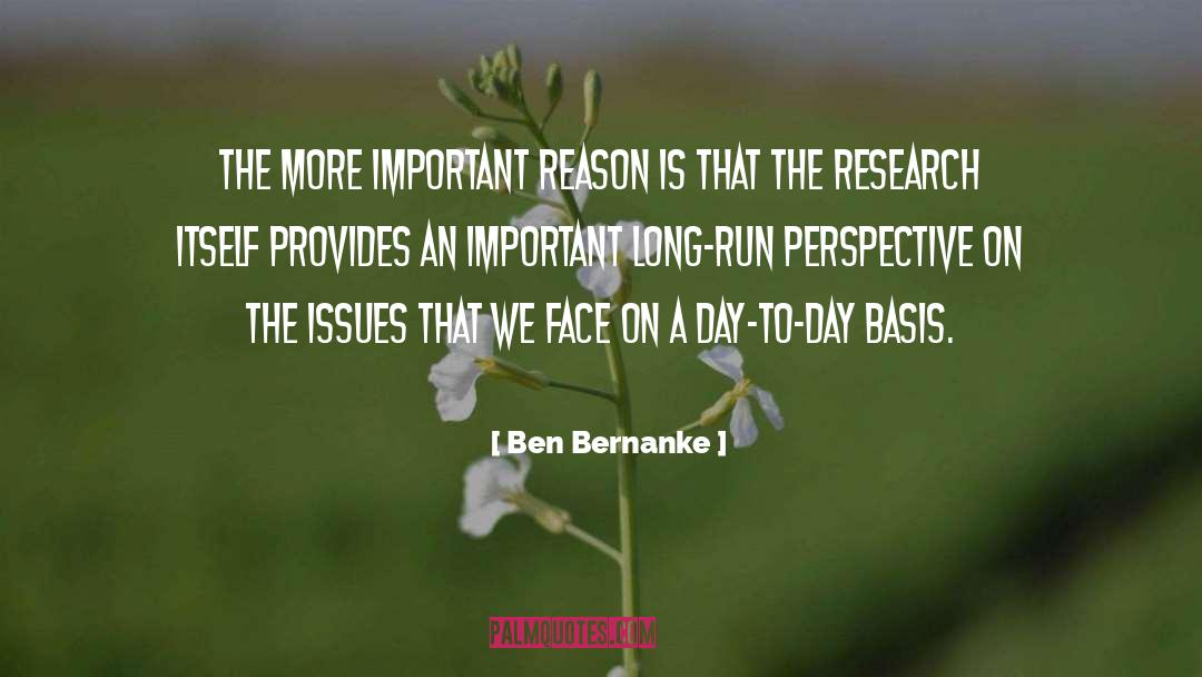 Long Runs quotes by Ben Bernanke