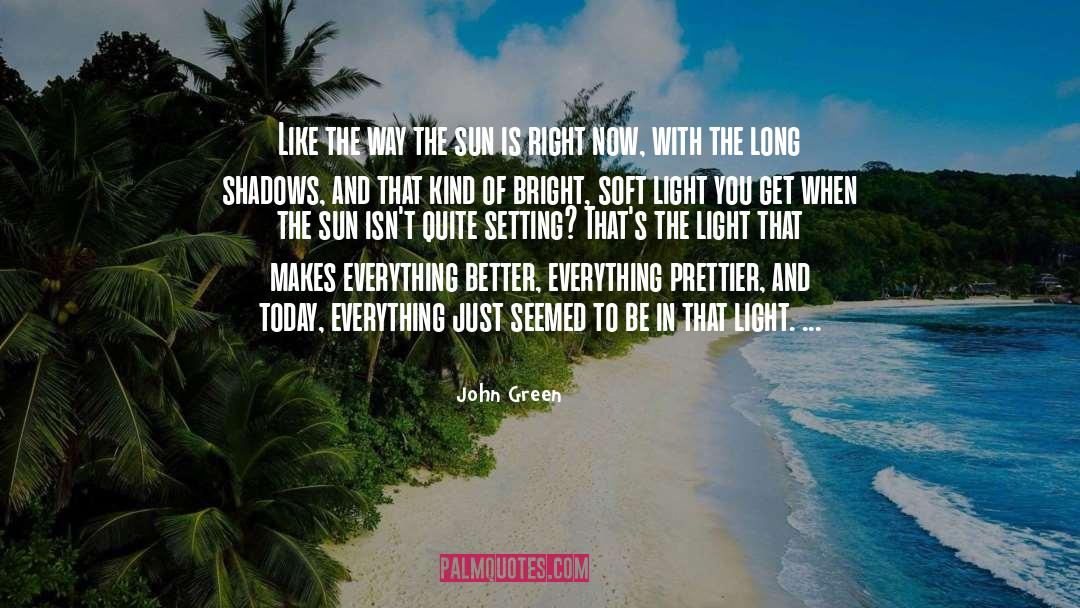 Long Shadows quotes by John Green