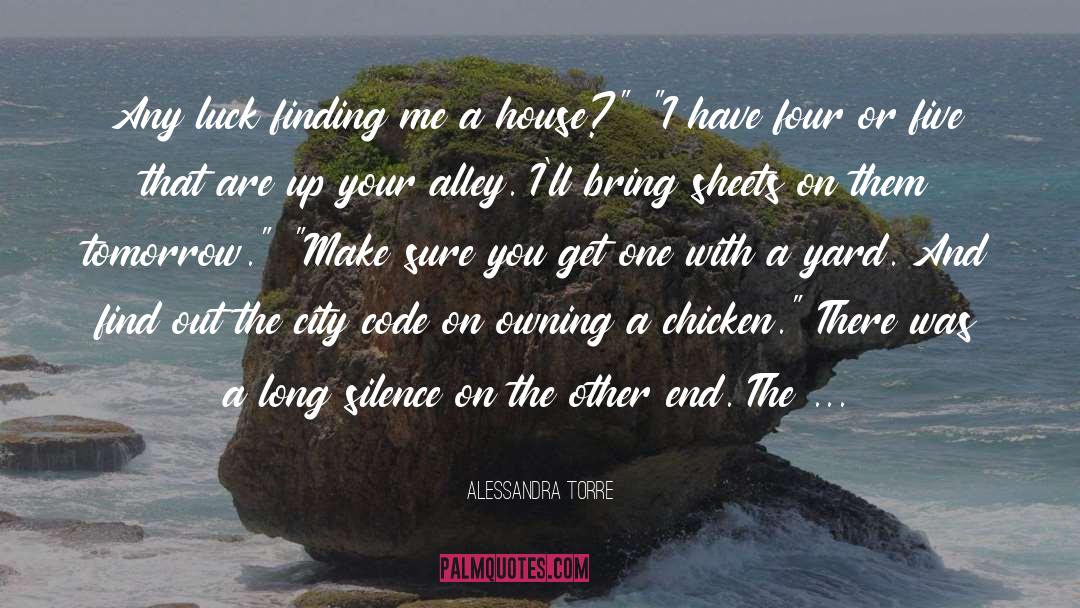 Long Silence quotes by Alessandra Torre