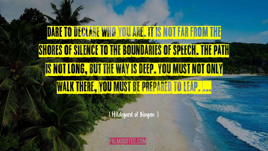 Long Silence quotes by Hildegard Of Bingen