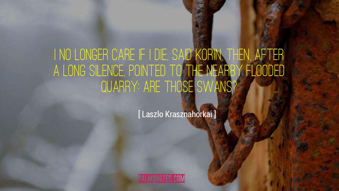 Long Silence quotes by Laszlo Krasznahorkai