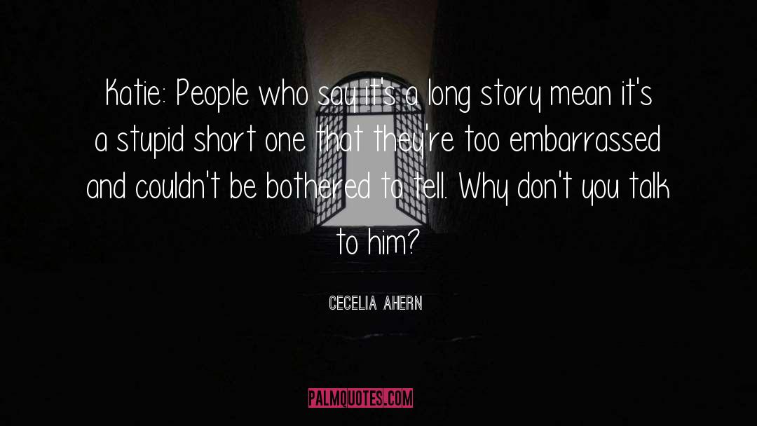 Long Story quotes by Cecelia Ahern