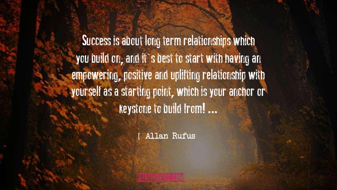 Long Term Relationships quotes by Allan Rufus