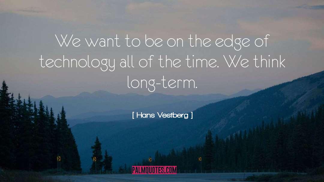 Long Term Success quotes by Hans Vestberg