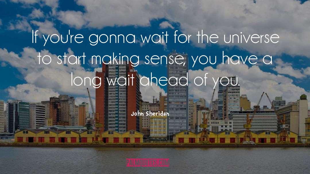 Long Wait quotes by John Sheridan