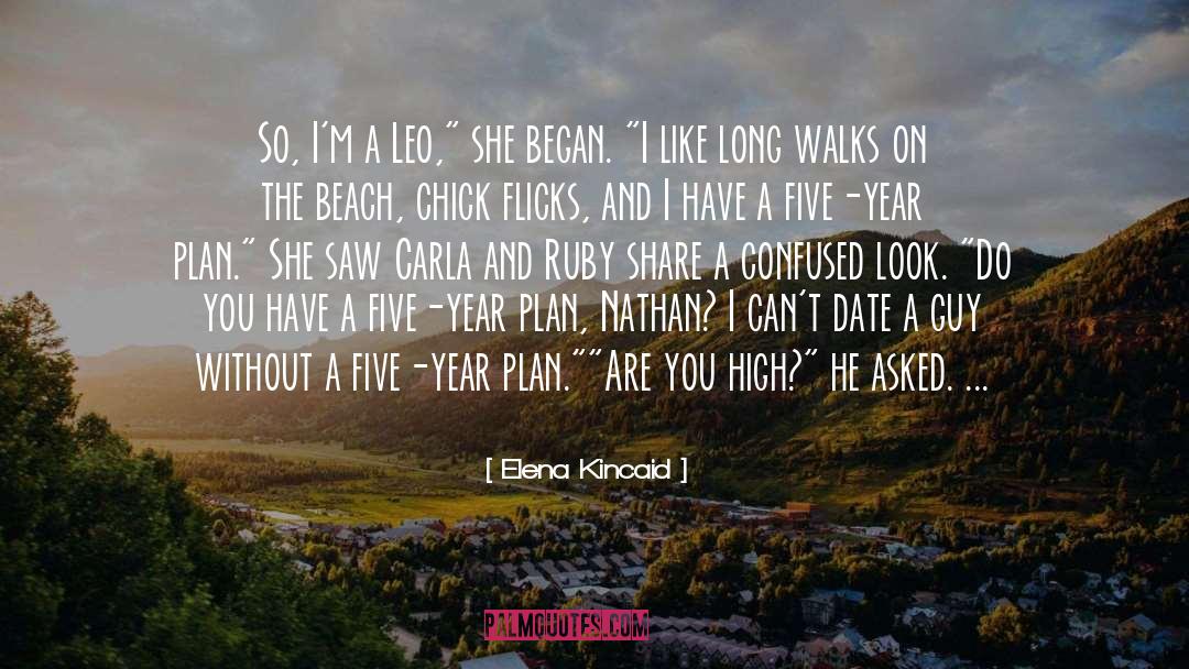 Long Walks quotes by Elena Kincaid