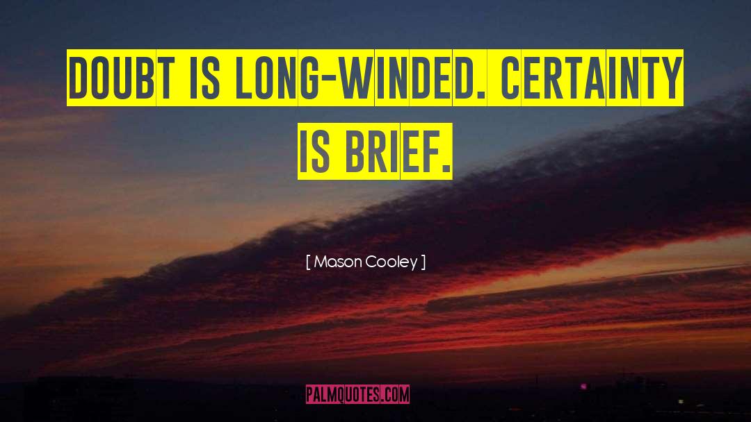 Long Winded Swear Word quotes by Mason Cooley