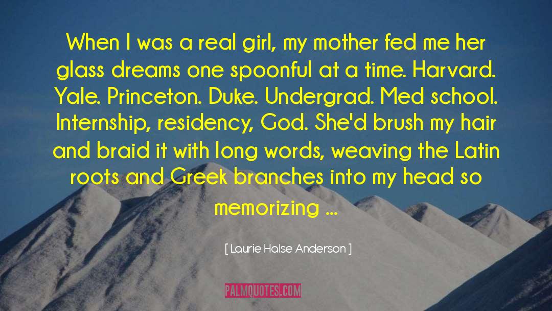 Long Words quotes by Laurie Halse Anderson