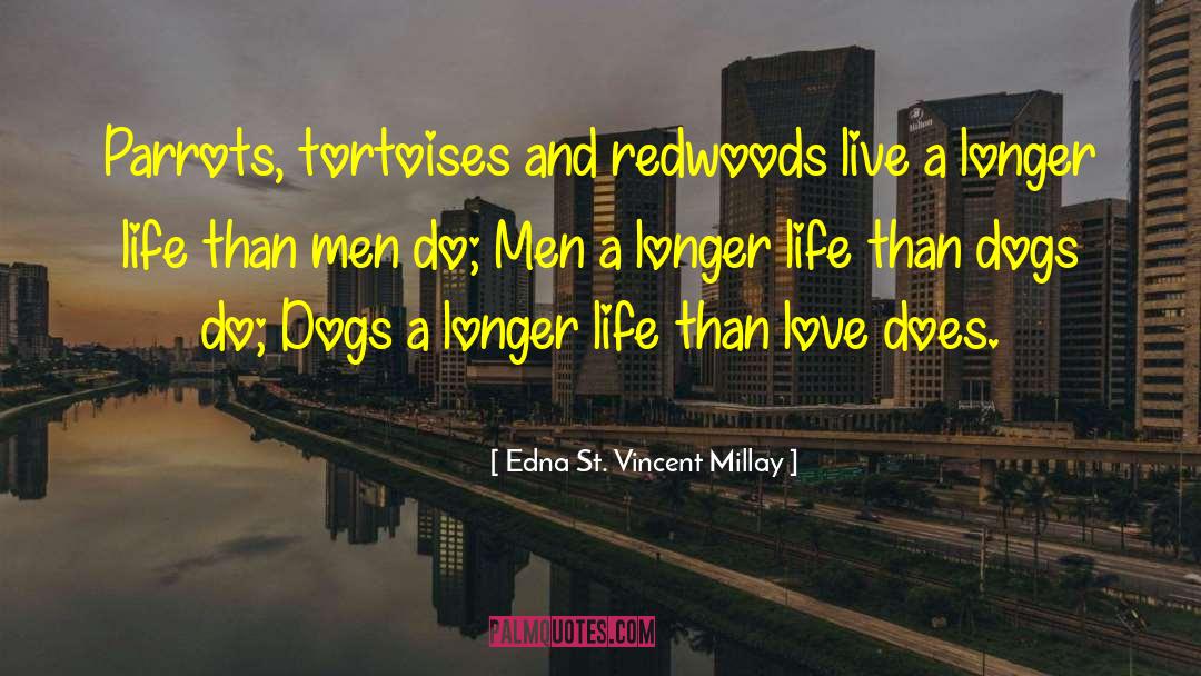 Longer Life quotes by Edna St. Vincent Millay