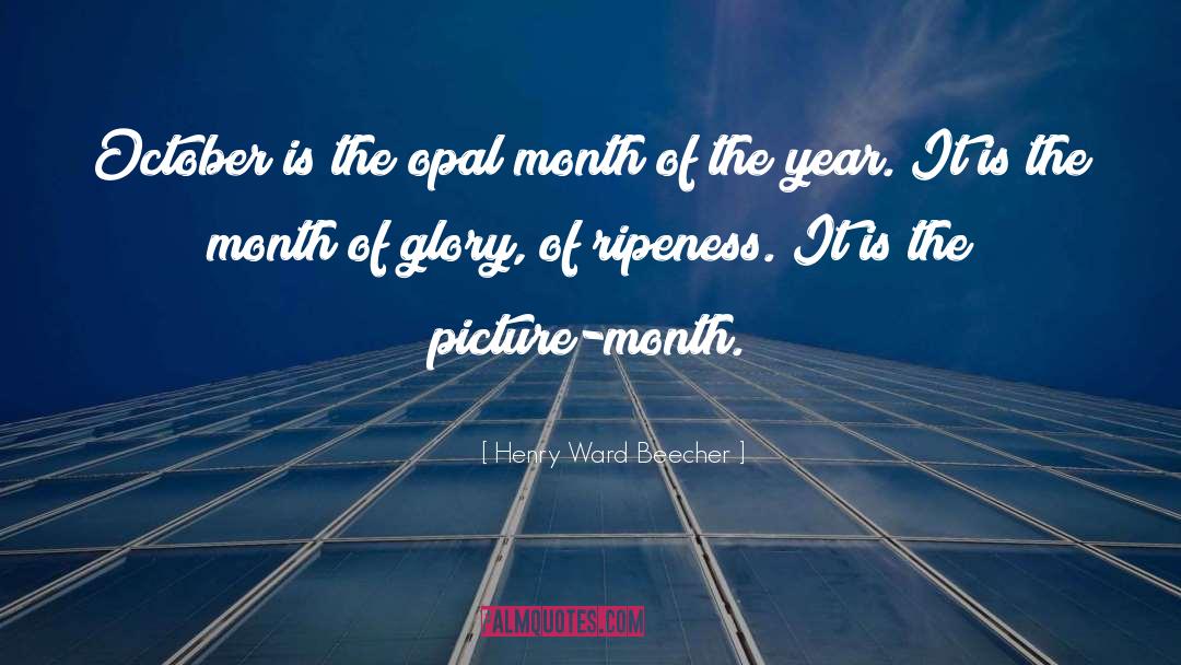 Longest Month quotes by Henry Ward Beecher