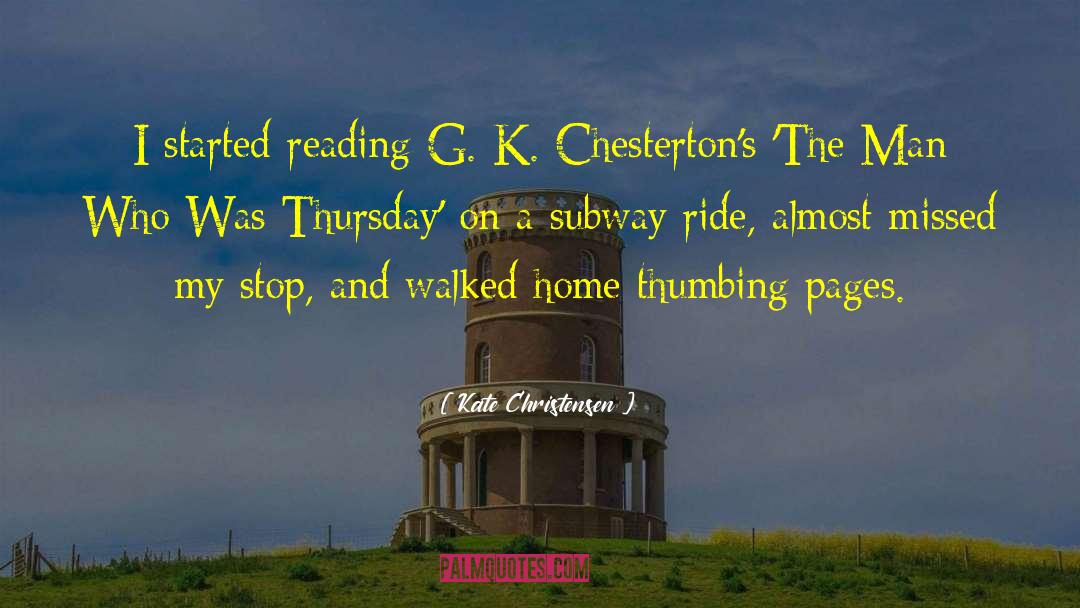 Longest Ride quotes by Kate Christensen