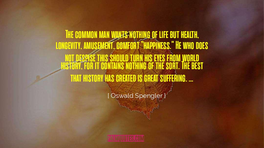 Longevity quotes by Oswald Spengler